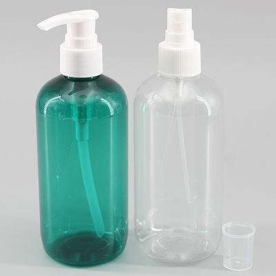 PET Plastic 24mm 10.14oz Refillable Plastic Shampoo Bottles