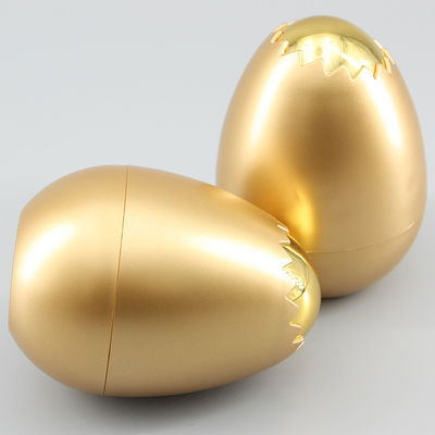 Golden Egg Shaped 86mm 1.01oz Empty Cream Jars