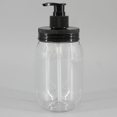 Transparent 77*114mm 450ml Reusable Shampoo Bottles