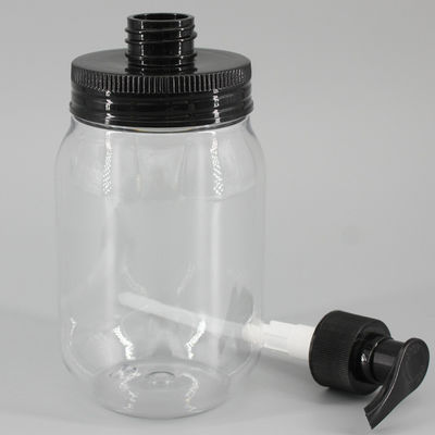 Transparent 77*114mm 450ml Reusable Shampoo Bottles