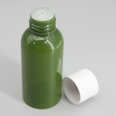 Cylinder Toner Hand Cream Skin Care Bottle PET Green Packaging Plastic Bottle 80ml Screw Cap Small Cosmetic Bottle