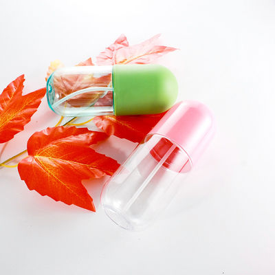 250ml Capsule Plastic Cosmetic Packaging Bottle For Lotion Aloe Gel Skin Care