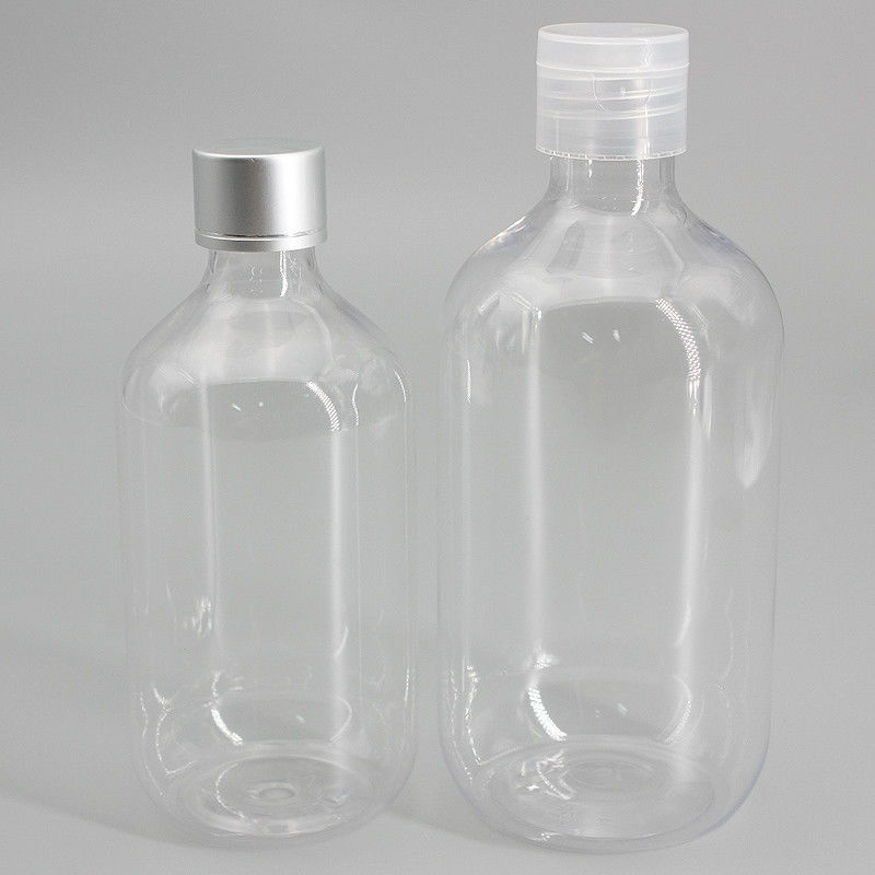 Flip Top Cap 24mm 480ml Clear Plastic Liquor Bottles