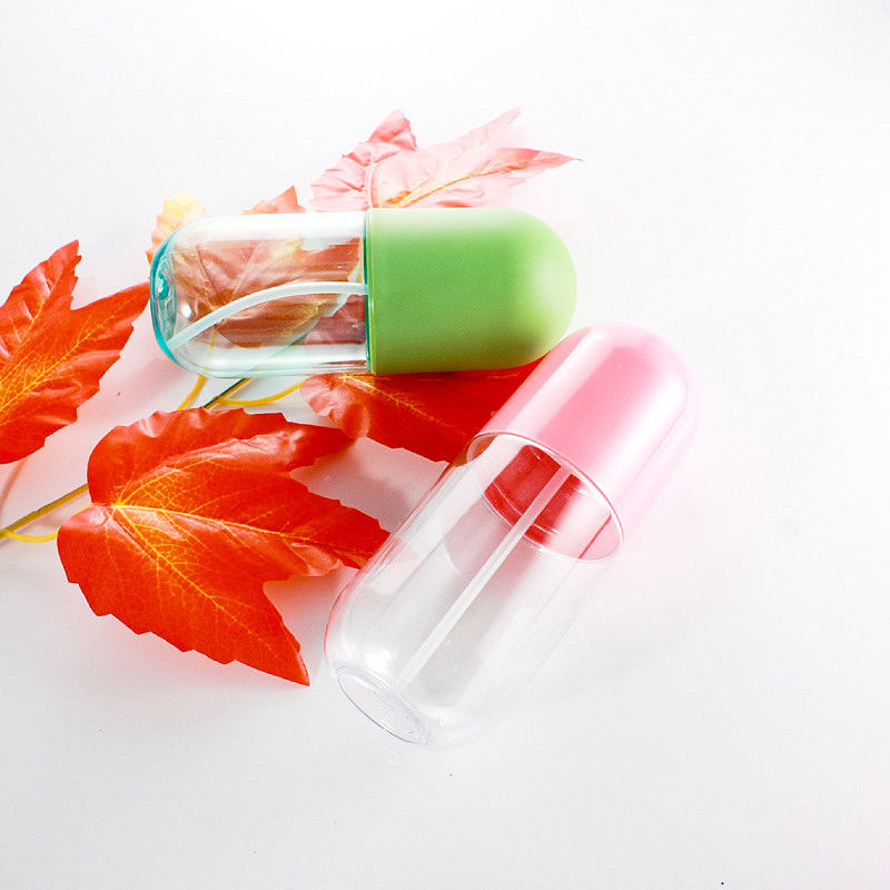 250ml Capsule Plastic Cosmetic Packaging Bottle For Lotion Aloe Gel Skin Care